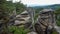 Rock pillar nature park. View from the mountain tops.