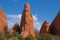 Rock pinnacle in Arches National Park, Utah