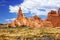 Rock Pinnacle FormationGrasslands Arches National Park Moab Utah