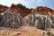 Rock pinnacles at the Fairy stream, Mui Ne, Vietnam