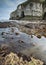 Rock pools and cliffs