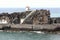 Rock at the port of Camara de Lobos in Madeira