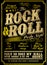 Rock poster design style