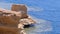 Rock in the Red Sea on the Beach of Egypt. Fine Background for the Resort Vacation