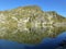 Rock reflecting in one of the Seven Rila Lakes