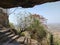 Rock roof , and a short door, in the vijay gadh fort