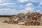 Rock Rubble and Blue Sky