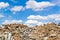 Rock Rubble and Blue Sky