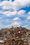 Rock Rubble and Blue Sky