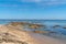 Rock and sand beach on Noirmoutier island vendee France