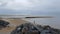 Rock sandy beach in ile de rÃ© France west coast