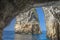 Rock in sea - Cave - Ortholithos Rock, Paxos, Ionian Sea, Greece