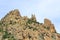 Rock on sky background (Karadag reserve)