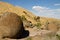 Rock spheres view, Mangystau region, Kazakhstan