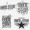 Rock star lettering