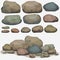 Rock stone set