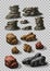 Rock stones collection