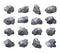 Rock stones, vector