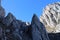 Rock structure near Via ferrata GroÃƒÅ¸er Feistringstein 1836 m