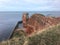 The Rock `Tall Anna` on the Island of Heligoland