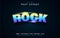 Rock text, gradient style text effect