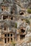 Rock tombs, Myra, Turkey