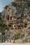 Rock tombs, Myra, Turkey