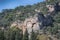 Rock Tombs take visitors to take a stroll through the pages of history and take them to a different world. Fethiye, Turkey