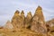 Rock towers in Cappadocia