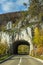 Rock tunnel near Thiergarten in the Upper Danube Valley, Germany