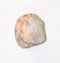 Rock, whitish, Multicolored, Odd shape, White background