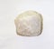 Rock, whitish, Multicolored, Odd shape, White background