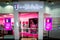 Rockaway, NJ - January 11, 2019: T-Mobile store at the Rockaway Mall advertising discounts