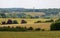 Rockbourne fields and Whitsbury Cross on the horizon