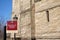 Rockefeller Memorial Chapel sign and building with denuded ivy vines