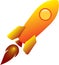 The rocket exclusive icon and modern design