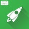 Rocket icon. Business concept rocket launch pictogram. Vector il