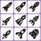 Rocket icons