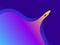 Rocket launch, spacecraft flying into space. Modern trend futurism and gradient. Vector