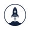 Rocket rocketing graphics icon