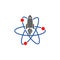 Rocket Science Atom Logo Icon Design