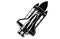 Rocket silhouette illustration astronaut vehicle icon,rocket base icon. Simple sign illustration