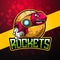 Rockets esport mascot logo design