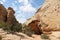 Rockformation in Capitol Reef National Park. Utah. United States