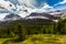 The Rockies. Hiking trail to Helen Lake in Banff National Park, Alberta, Canada