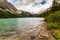 The Rockies. Sherbrook Lake in The Rockies British Columbia  Canada