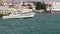 Rocking yachts at the pier in Yalta, Crimea, Ukraine