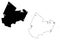 Rockingham County, New Hampshire U.S. county, United States of America, USA, U.S., US map vector illustration, scribble sketch