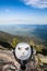 Rocks and Adirondack Mountains view