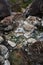 Rocks around the hot springs